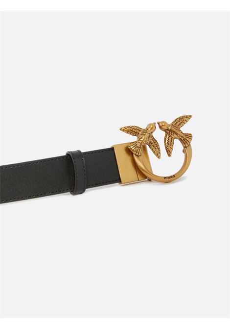 Cintura double face con fibbia Love Birds 3cm PINKO | Cinture | 100125 A1Z6LZ9Q